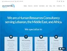 Tablet Screenshot of dynamicrecruit.com